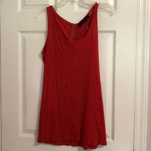 Alice + Olivia red tank sz medium
